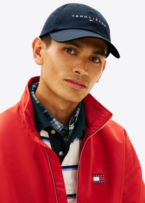 Tommy Jeans cepure ar nagu Logotips