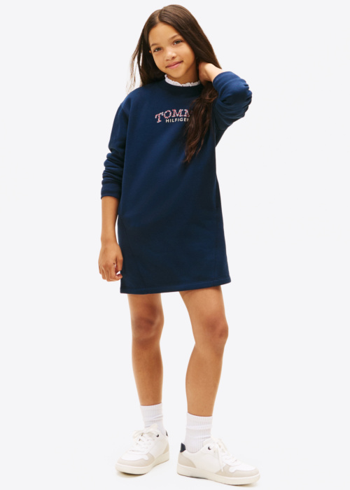 Tommy Hilfiger džemperkleita Tommy Puff Flower Hwk Dress Ls