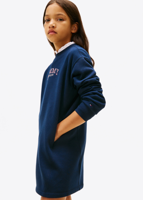 Tommy Hilfiger džemperkleita Tommy Puff Flower Hwk Dress Ls