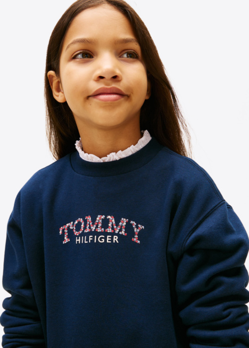 Tommy Hilfiger džemperkleita Tommy Puff Flower Hwk Dress Ls