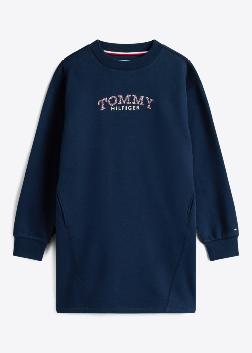 Tommy Hilfiger džemperkleita Tommy Puff Flower Hwk Dress Ls
