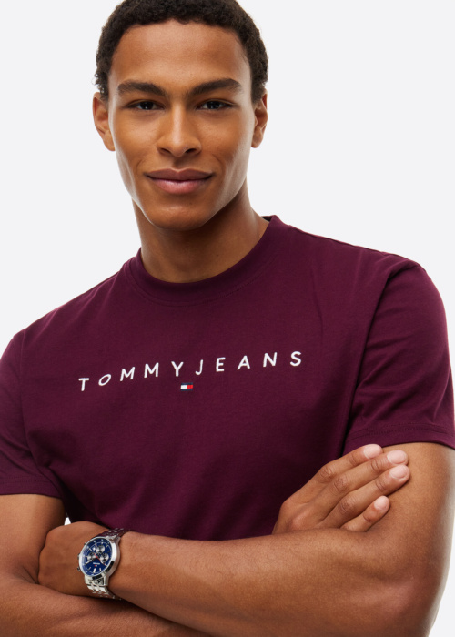 Tommy Jeans T-krekls Reg Linear Logotips Ext