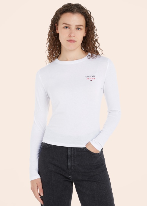 Футболка Tjw Slim Essential логотип 2 Ls Tommy Jeans