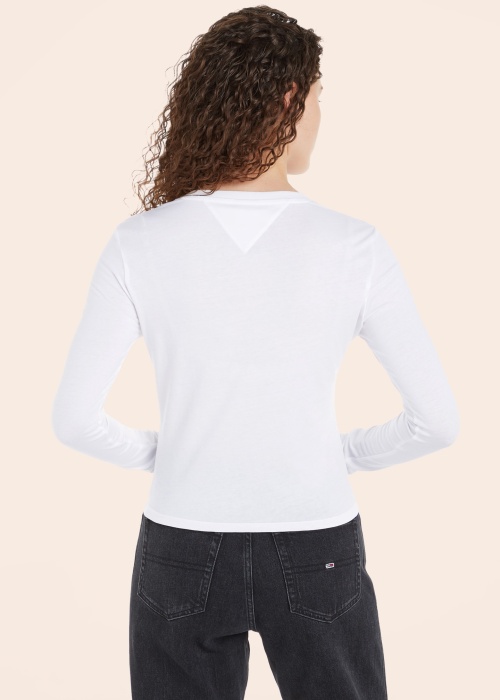 Футболка Tjw Slim Essential логотип 2 Ls Tommy Jeans