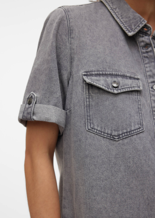 Vero Moda džinsa kleita Jennie Ss Short Denim Dress Ga