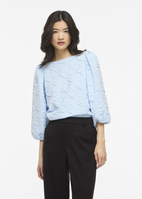 Vila blūze Devera Jacquard