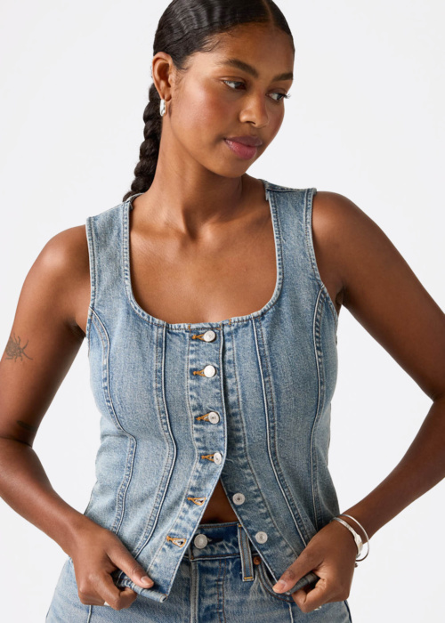 Levi's tops Sculpted Top