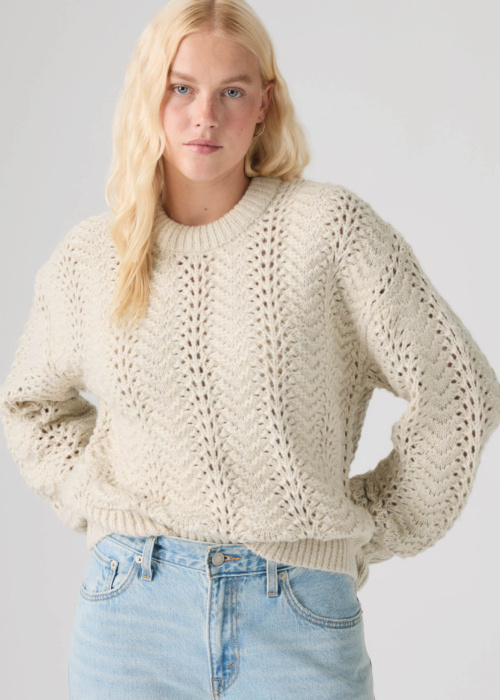 Levi's adījums Charlotte Pointelle Crewneck