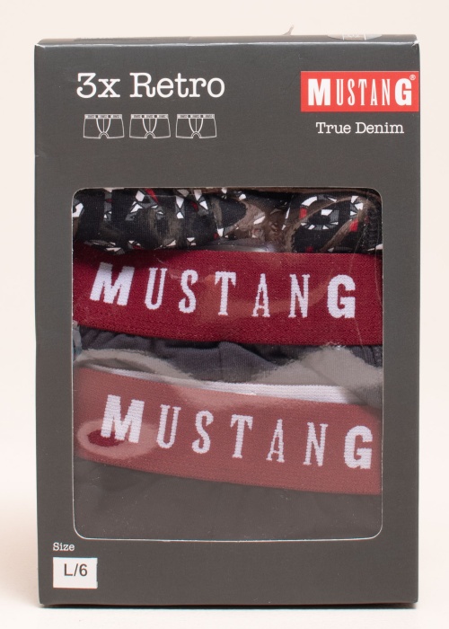 Mustang bokseršorti kastītē 3pac Drukāt Words