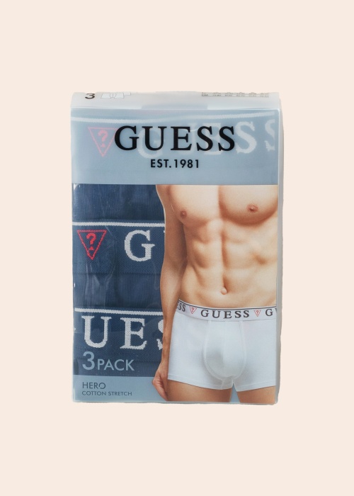 Боксеры 3 пары Brian в коробке Guess