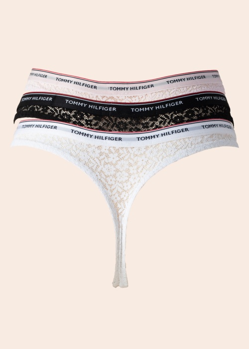 Стринги 3 пары в коробке Tommy Hilfiger