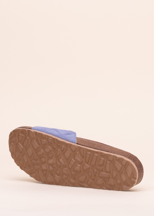 Bianco zamšādas sandales