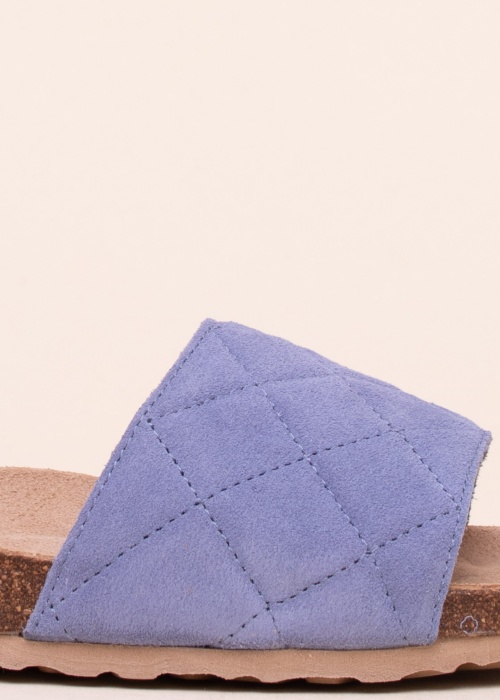 Bianco zamšādas sandales