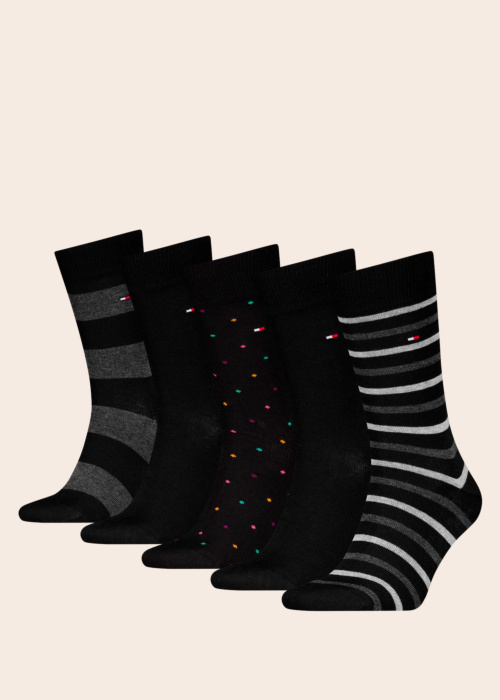 Tommy Hilfiger zeķes 5 pāri dāvanu kastītē