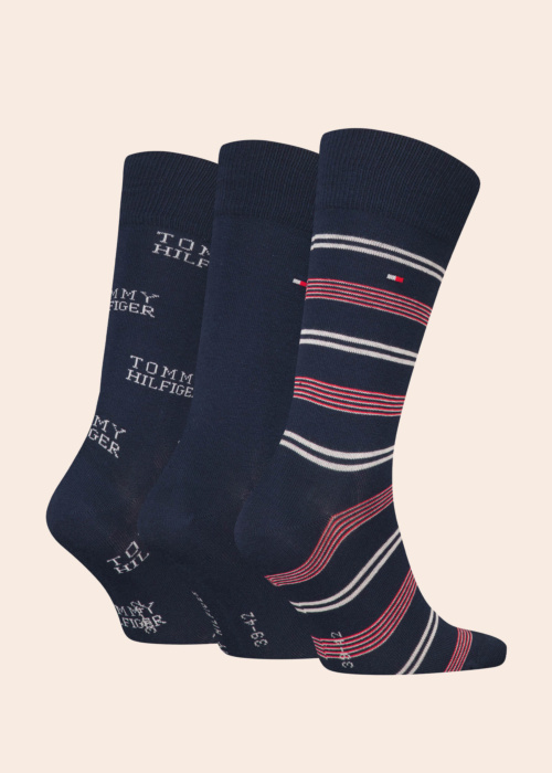 Tommy Hilfiger zeķes 3 pāri dāvanu kastītē