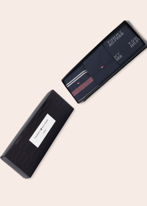 Tommy Hilfiger zeķes 3 pāri dāvanu kastītē