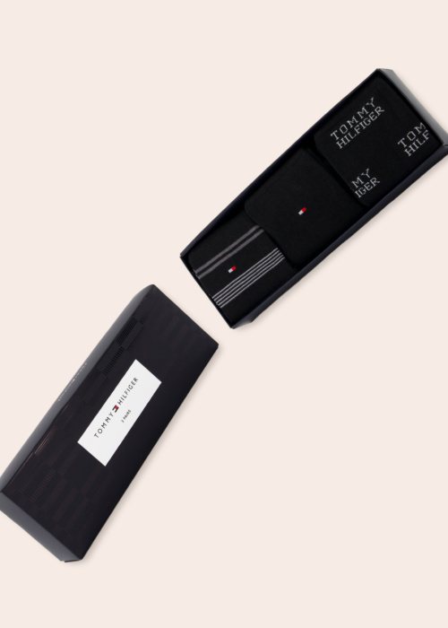 Tommy Hilfiger zeķes 3 pāri dāvanu kastītē