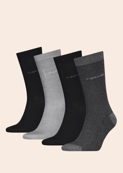 Calvin Klein zeķes 4 pāri dāvanu kastītē