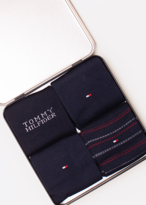 Tommy Hilfiger zeķes 4 pāri dāvanu kastītē