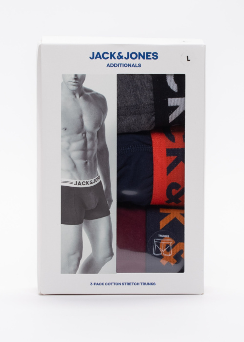Jack & Jones bokseršorti Lichfield Trunks 3 Pack
