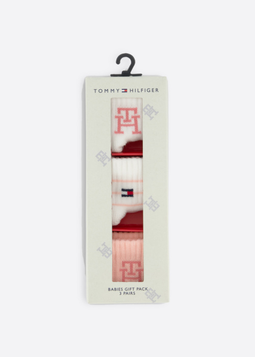 Tommy Hilfiger zeķes 3 pāri dāvanu kastītē