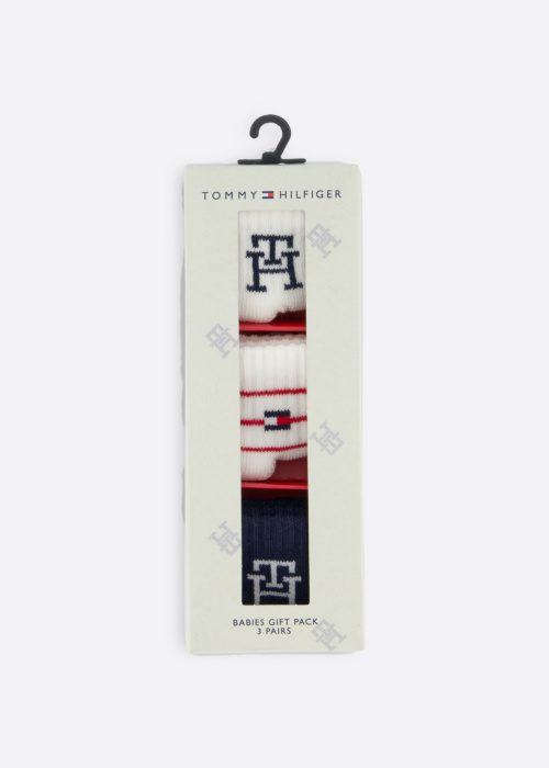 Tommy Hilfiger zeķes 3 pāri dāvanu kastītē