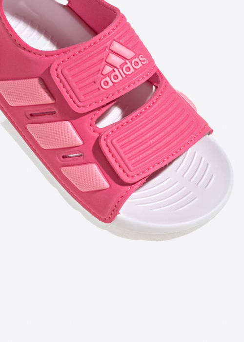 pink adidas sandale 25