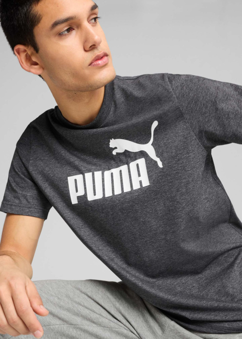 Puma T-krekls Ess No.1 Logotips Heather