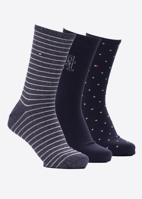 Tommy Hilfiger zeķes 3 pāri dāvanu kastītē