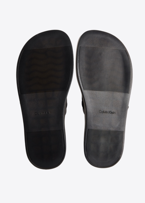 Calvin Klein sandales Ergon Buckle Wb Lth Aop