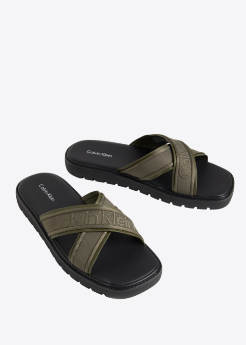 Calvin Klein sandales Sq Molded Xcross Wb
