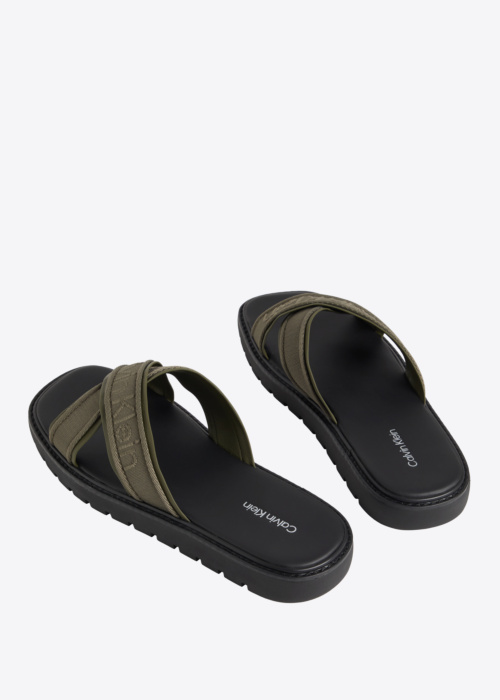 Calvin Klein sandales Sq Molded Xcross Wb