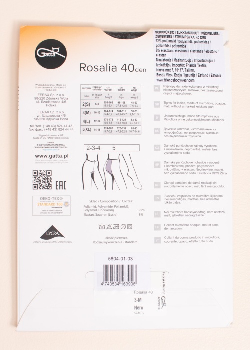 Gatta zeķubikses Rosalia 40den