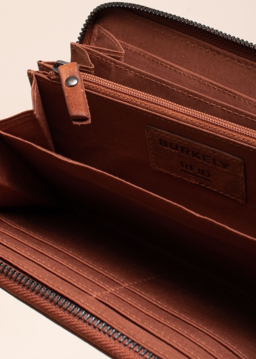 Burkely ādas naudas maks Antique Avery