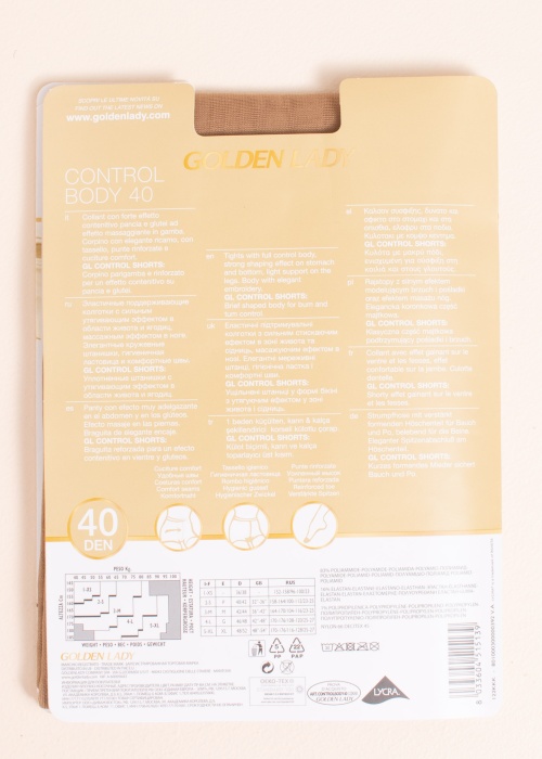 Golden Lady zeķubikses Control bodijs 40 den