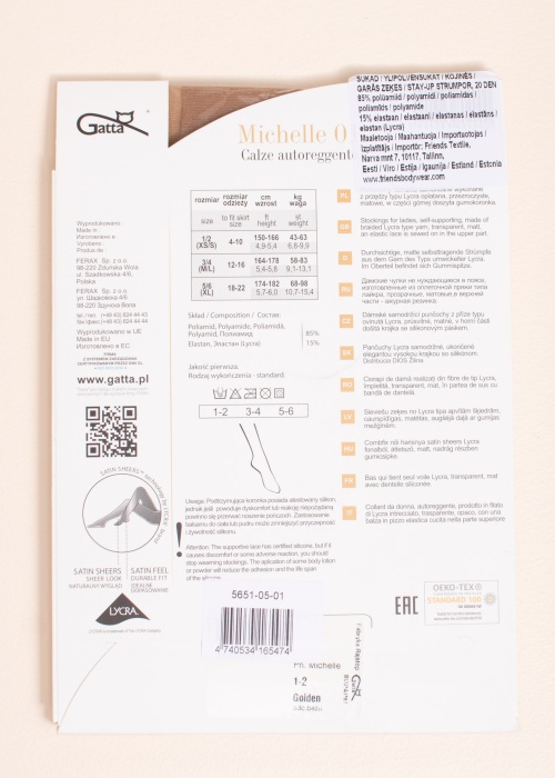 Чулки 20den Gatta