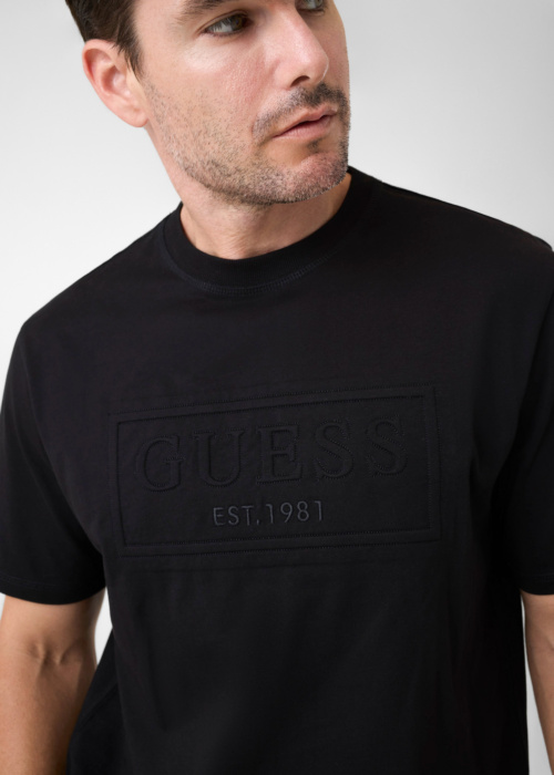 Guess T-krekls Box Logotips Embossed