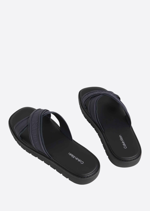 Calvin Klein sandales Sq Molded Xcross Wb