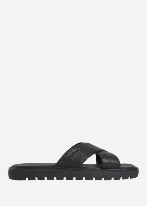 Calvin Klein sandales Sq Molded Xcross Lth