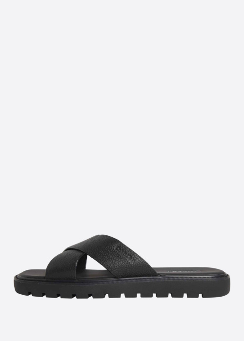 Calvin Klein sandales Sq Molded Xcross Lth
