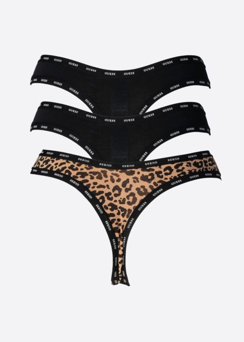 Стринги 3 пары в коробке Guess