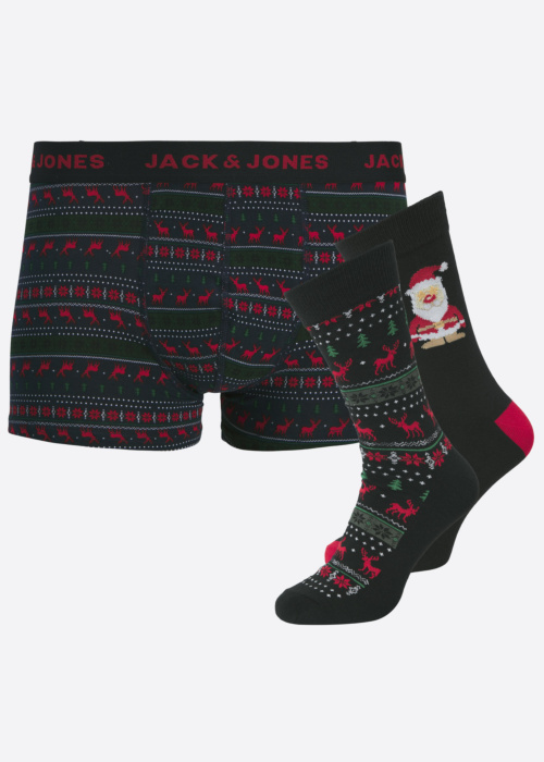 Боксеры Да Носки Xmas в подарочной коробке Jack & Jones
