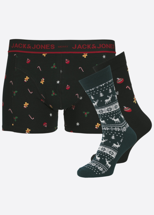 Боксеры Да Носки Mistletoe в подарочной коробке Jack & Jones