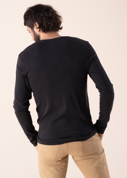 Tommy Jeans T-krekls Tjm Original Rib Longsleeve Tee