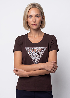 Guess T-krekls Zebra Triangle