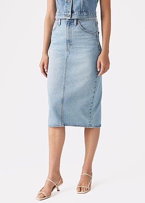 Levi's džinsa svārki Hr Back Slit Skirt