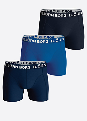 Björn Borg bokseršorti cotton stretch 3 pack