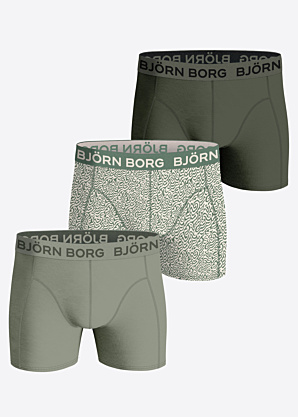 Björn Borg bokseršorti cotton stretch 3 pack