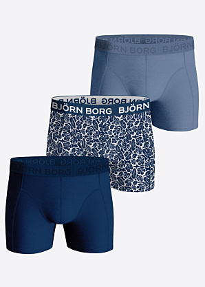 Björn Borg bokseršorti cotton stretch 3 pack