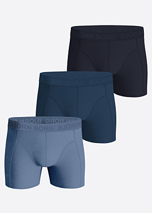 Björn Borg bokseršorti Cotton Stretch 3 Pack